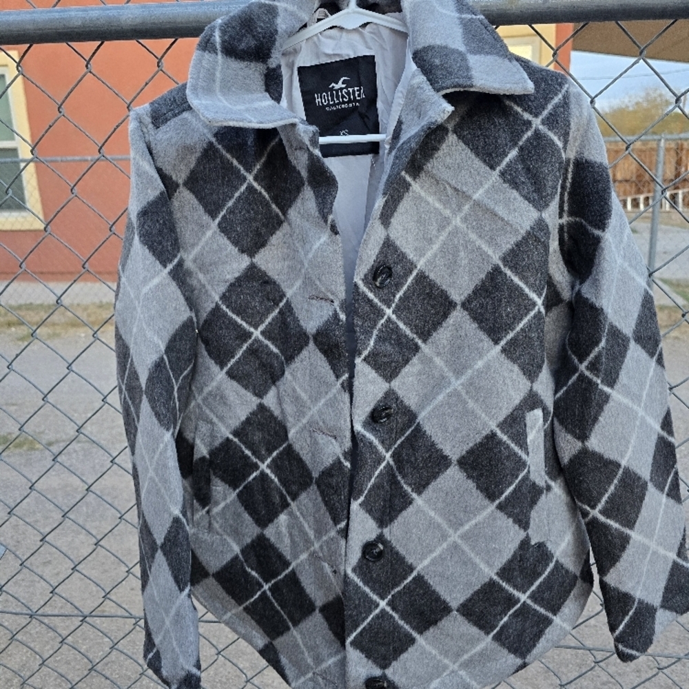 Hollister Gray  Lightweight Shacket